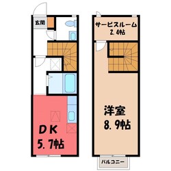 リースランドテクノ Gの物件間取画像